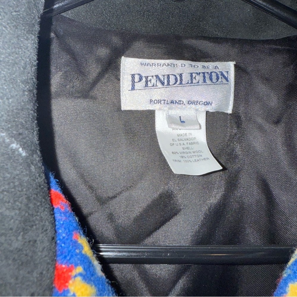 Pendleton Blue Multicolor Patterned Jacket - image 2